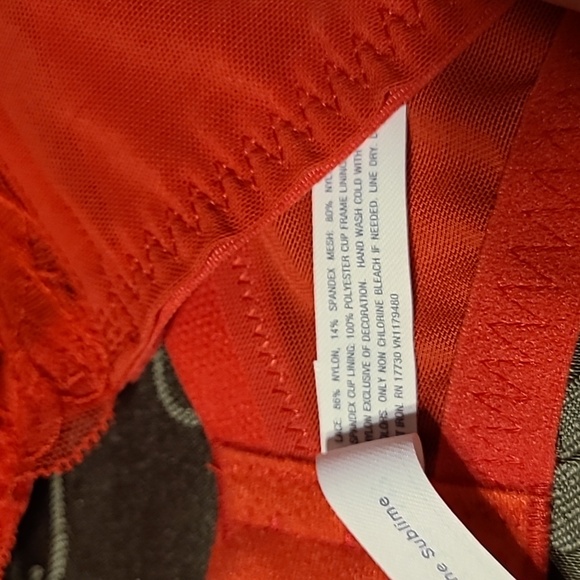 🧡 NWT Auden The Sublime push-up plunge underwire bra, red - Picture 7 of 8
